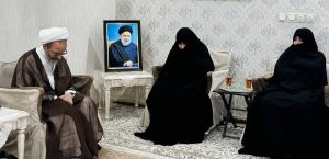آیت الله محمود رجبی در دیدار با خانواده شهید سید ابراهیم رئیسی