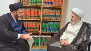 آیت الله جعفر سبحانی در دیدار هیأت رییسه مجمع نمایندگان طلاب و فضلای حوزه علمیه قم