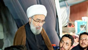 حضور آیت‌ الله جواد مروی در پیاده‌روی اربعین