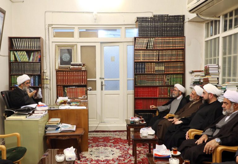 دیدار رئیس شورای هماهنگی تبلیغات اسلامی با آیت الله فاضل لنکرانی