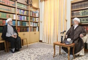 دیدار رئیس شورای هماهنگی تبلیغات اسلامی با آیت الله مکارم شیرازی