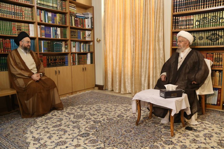 آیت الله العظمی مکارم شیرازی در دیدار سید عمار حکیم: در تقویت روابط با کشورهای اسلامی بکوشید