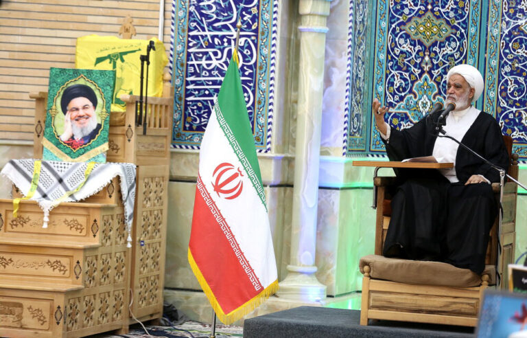 آیت الله کعبی در مراسم سالگرد سیدحسن نصرالله: شهید نصرالله فرزند حوزههای علمیه