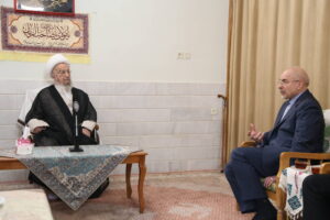 آیت الله العظمی مکارم شیرازی در دیدار رئیس مجلس شورای اسلامی: مسکن برای مردم به یک مشکل بزرگ تبدیل شده است