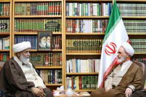 آیت الله اعرافی در دیدار رئیس مجلس وحدت مسلمین پاکستان: پاکستان میتواند در تحولات آینده جهان اسلام نقش کانونی داشته باشد