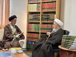 آیت الله العظمی سبحانی در دیدار اعضای ستاد مرکزی اعتکاف: معتکفان برای نجات مسلمانان از شرایط دشوار دعا کنند