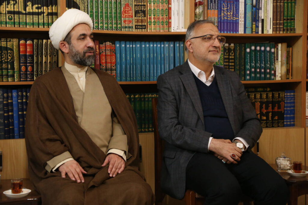 آیت الله العظمی مکارم شیرازی در دیدار با شهردار تهران1