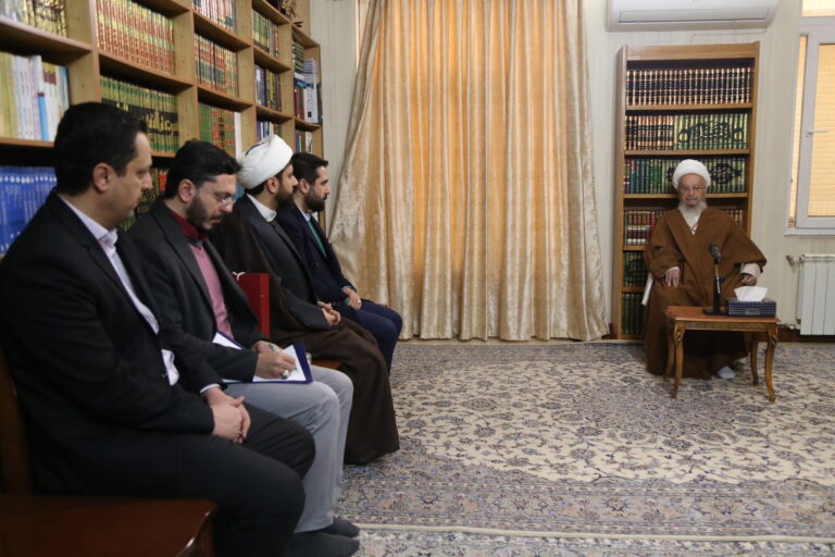 آیت الله مکارم شیرازی در دیدار رئیس مرکز ملی فضای مجازی1