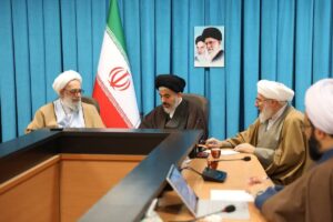 حجت الاسلام والمسلمین فرخ فال در جلسه شورای حوزه علمیه آذربایجان غربی