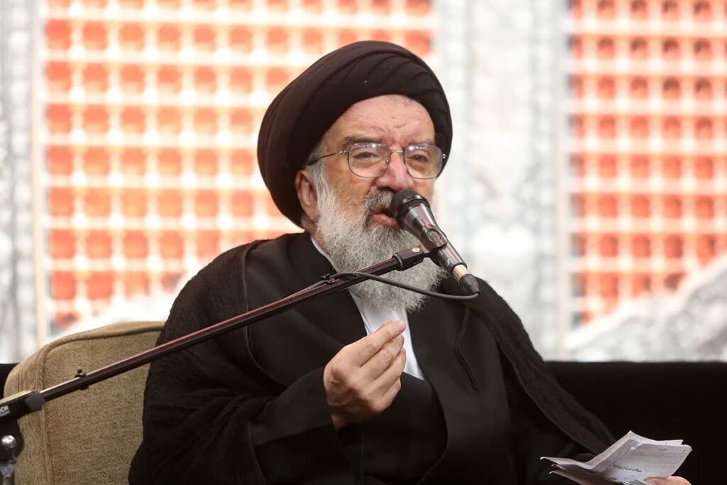 آیت الله خاتمی در مراسم بزرگداشت رهبرشهید.j