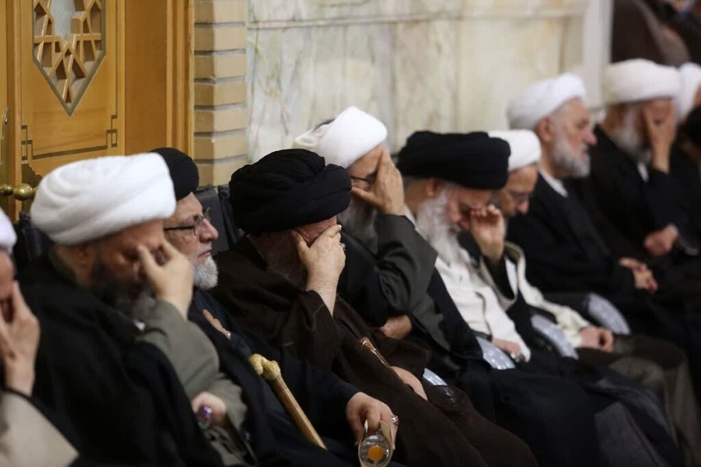 آیت الله خاتمی در مراسم بزرگداشت رهبرشهید.
