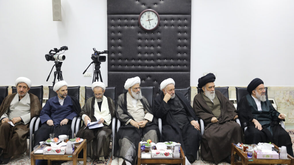 جلسه جامعه مدرسین با حضور رئیس قوه قضائیه 4 مرداد (47)