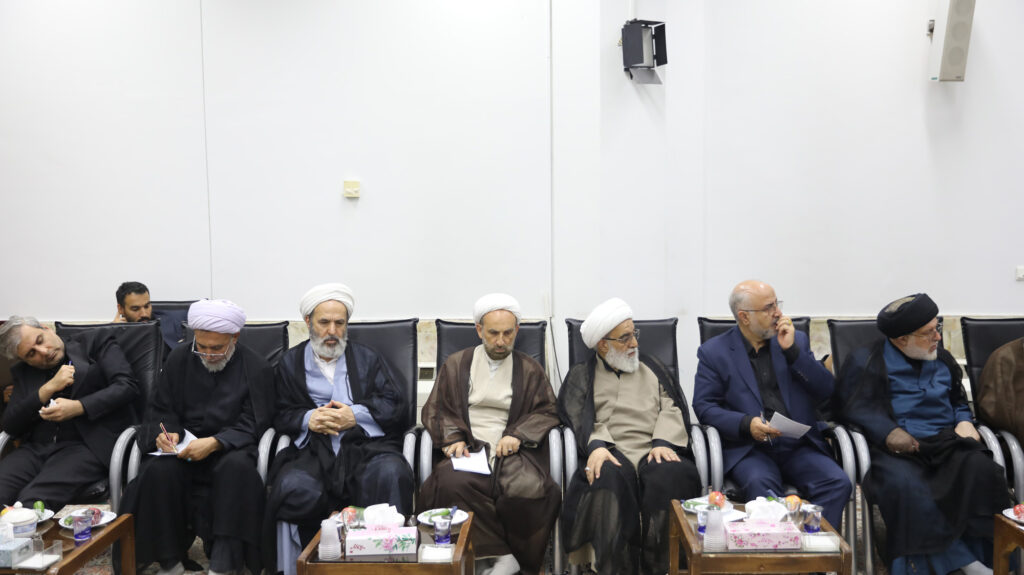 جلسه جامعه مدرسین با حضور رئیس قوه قضائیه 4 مرداد (48)