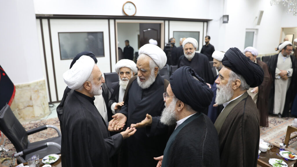 جلسه جامعه مدرسین با حضور رئیس قوه قضائیه 4 مرداد (49)