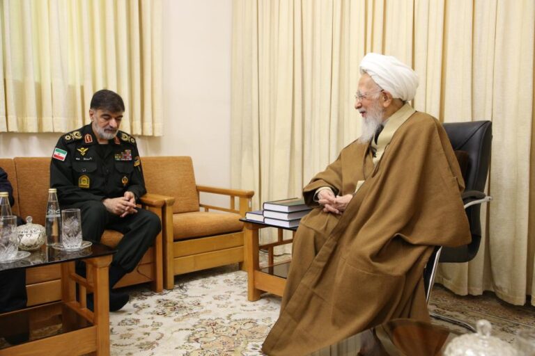 آیت الله العظمی جوادی آملی در دیدار با سردار رادان