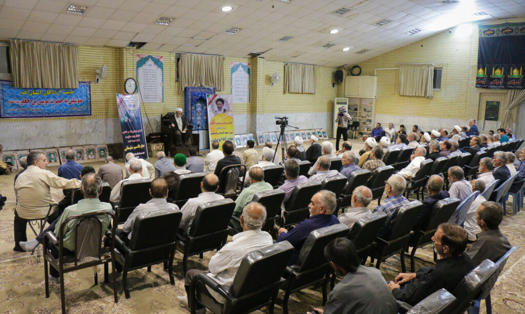 آیت الله طبسی در همایش تجلیل از آزادگان دفاع مقدس