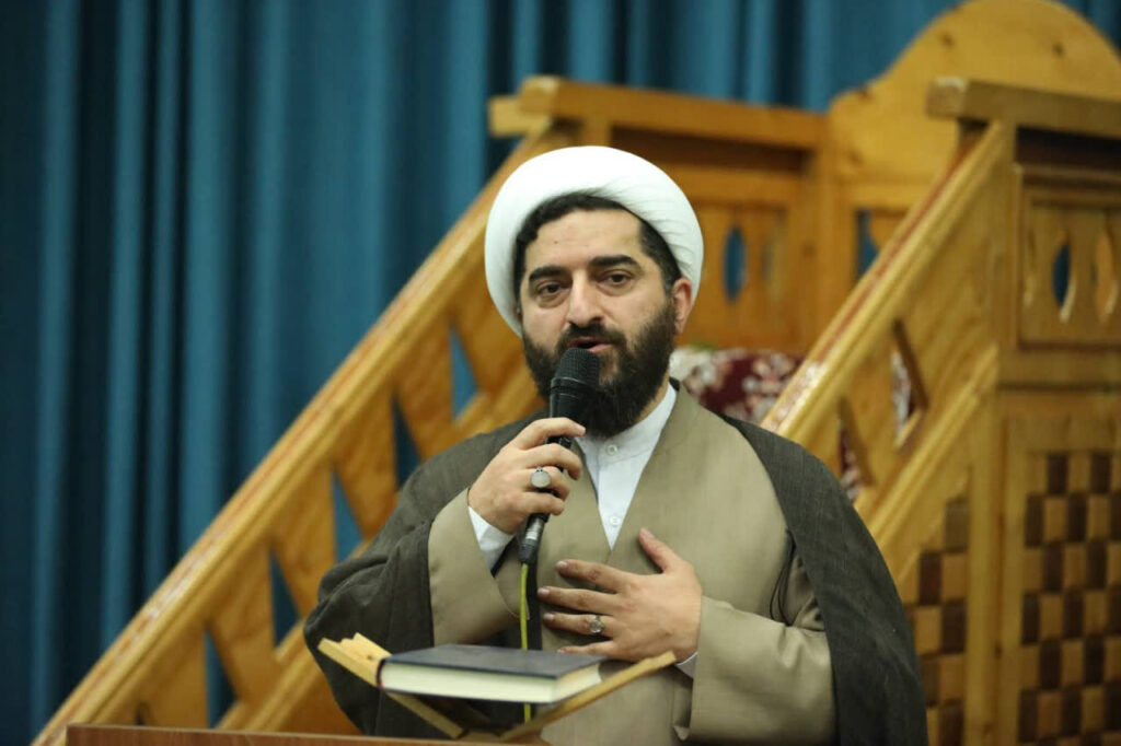 حجت الاسلام والمسلمین فرخ فال در جمع طلاب و اساتید مدرسه علمیه المهدی(عج) رامسر