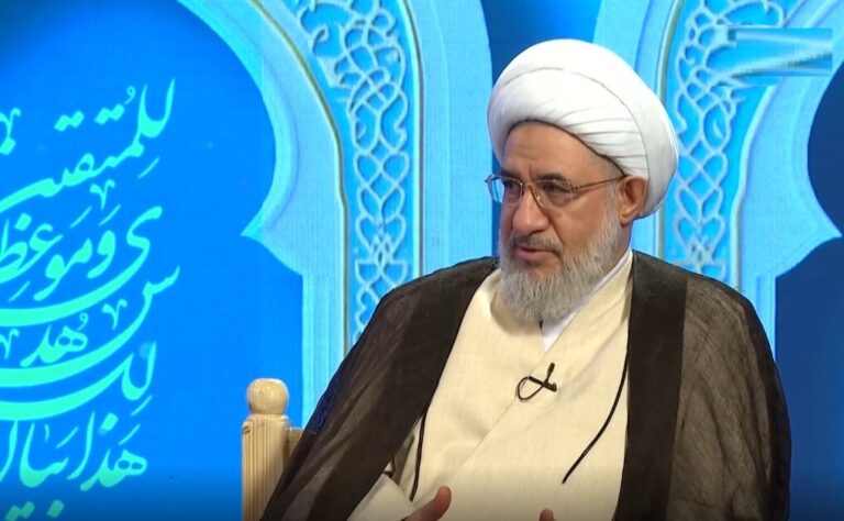 آیت الله اراکی در برنامه تلویزیونی بیان